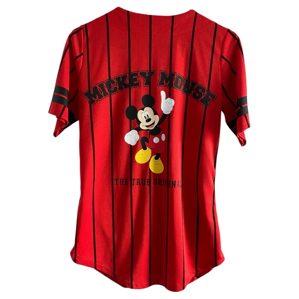 Disney Red and Black Mickey Mouse Jersey - Picture 2 of 4